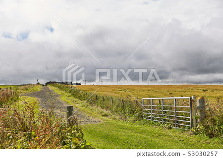 Landscape near John o'Groats area. Highlights Landscape near John o'Groats area. Highlights 53030257