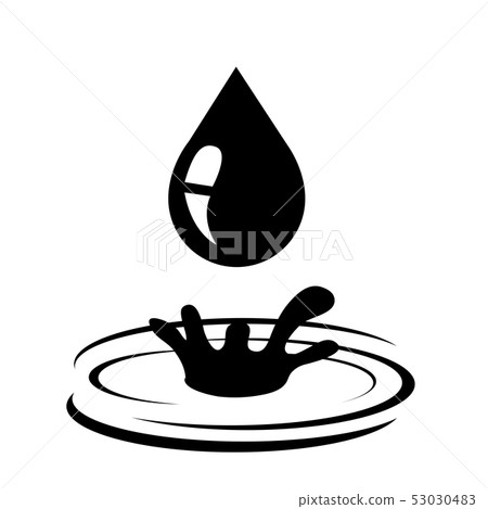 Oil icon vector illustration on white background Oil icon vector illustration on white background 53030483