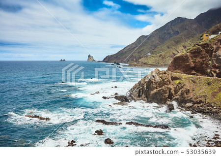 Atlantic Ocean coast of Tenerife near Taganana 53035639