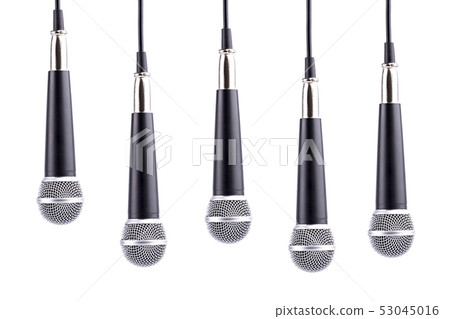 Microphone isolated on white background Microphone isolated on white background 53045016