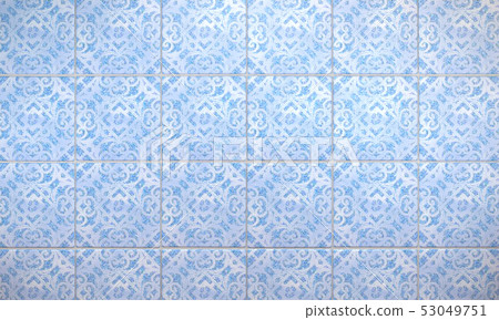 Clean tile wall bathroom background. 53049751