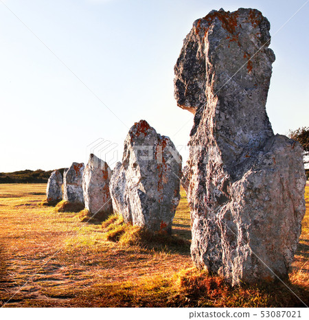 prehistoric menhirs in French territory 53087021