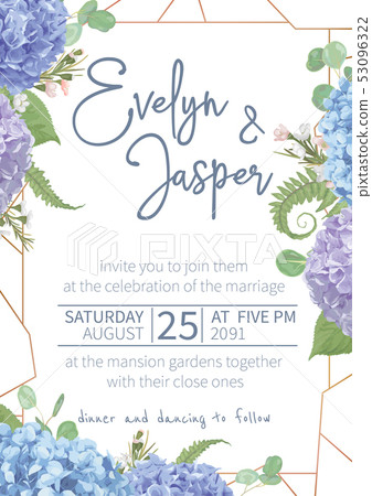 Wedding, watercolor seasonal flower card.leaves, Wedding, watercolor seasonal flower card.leaves, 53096322