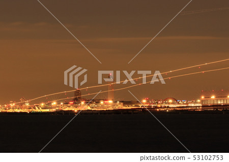 Airport and plane Airport and plane 53102753