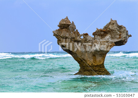 Heart rock in Okinawa 53103047