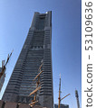 Landmark tower and blue sky 53109636