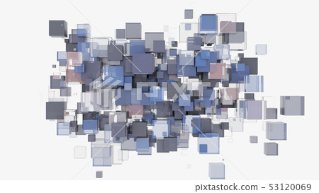 Abstract background with cubes 53120069