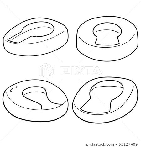 vector set of bedpan vector set of bedpan 53127409