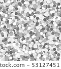 Shining silver glitter texture vector seamless pattern. Sparkle glitter seamless background. 53127451