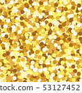Shining gold glitter texture vector seamless pattern. Sparkle glitter seamless background. 53127452