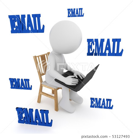 Business Man .3D rendering Business Man .3D rendering 53127493