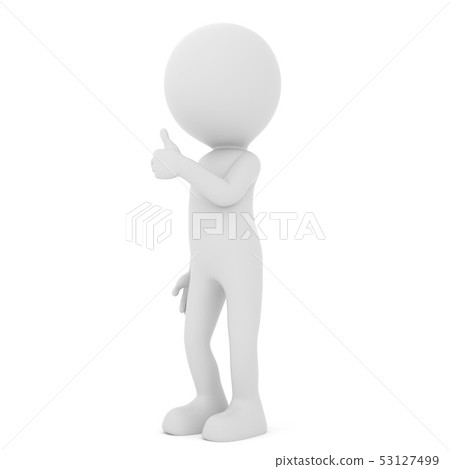 Man showing positive thumb up 53127499