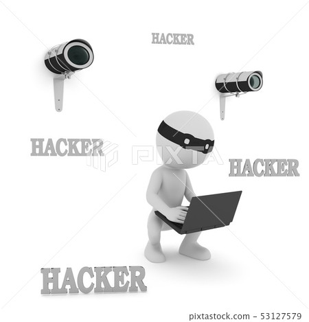 Business Man .3D rendering 53127579