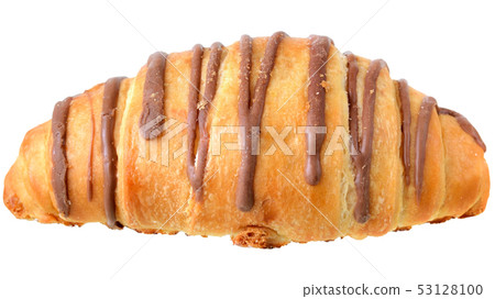 Traditional french pastry croissant isolated 53128100