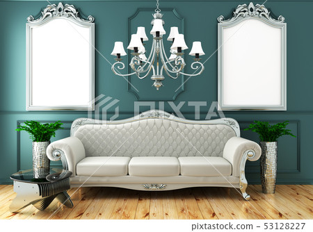 Interior living luxury classic style 53128227