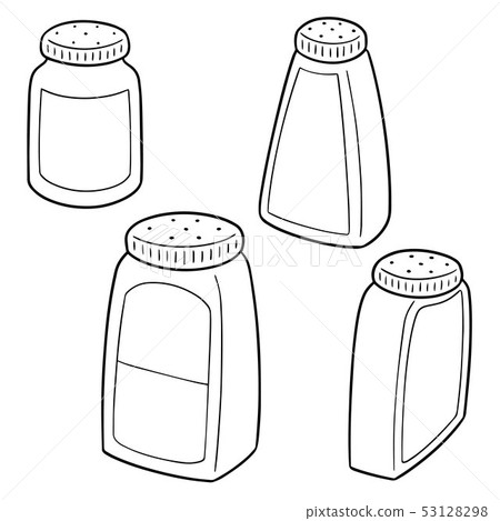 vector set of body powder vector set of body powder 53128298
