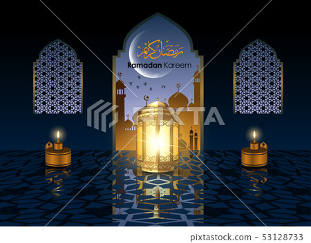 Ramadan greetings in Arabic script 53128733