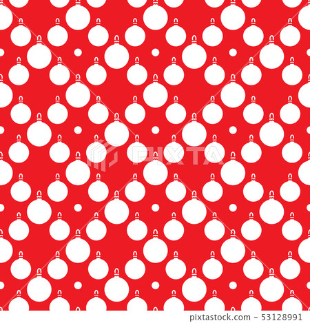 Winter 2019 seamless pattern with Christmas balls Winter 2019 seamless pattern with Christmas balls 53128991