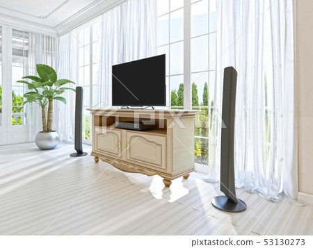 window side tv unit