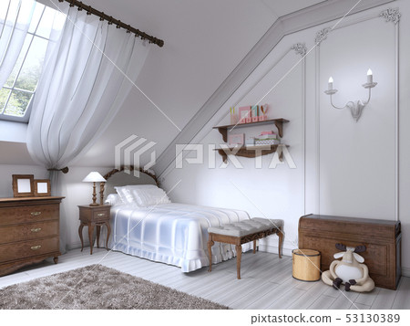 nursery with bed