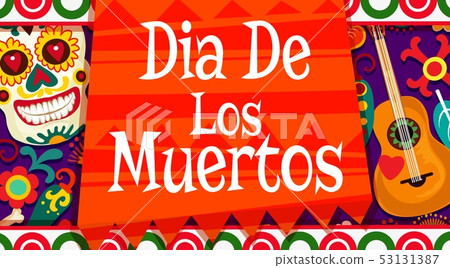 Dia de los Muertos Mexican calavera skull ornament 53131387