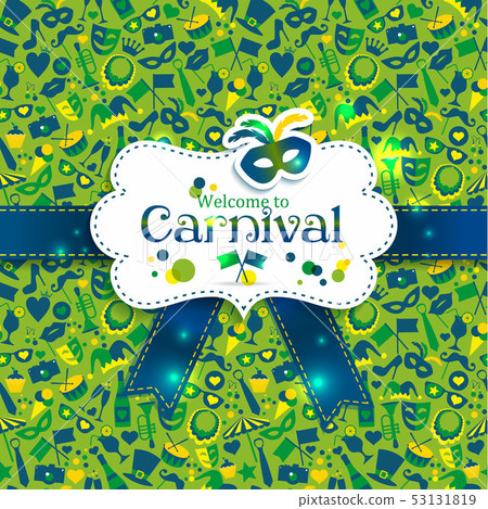 Bright vector carnival icons.  Bright vector carnival icons.  53131819