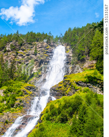 Stuiben waterfall, or Stuibenfall, is the highest waterfall in Tyrol, Austria. View from below Stuiben waterfall, or Stuibenfall, is the highest waterfall in Tyrol, Austria. View from below 53133167