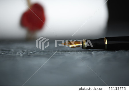 Notary's public pen and stamp on testament and last will. Notary public Notary's public pen and stamp on testament and last will. Notary public 53133753