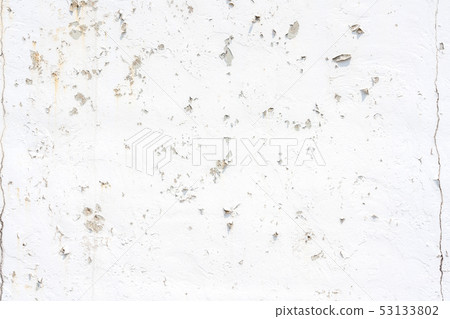 Peeled white paint (concrete wall) Peeled white paint (concrete wall) 53133802