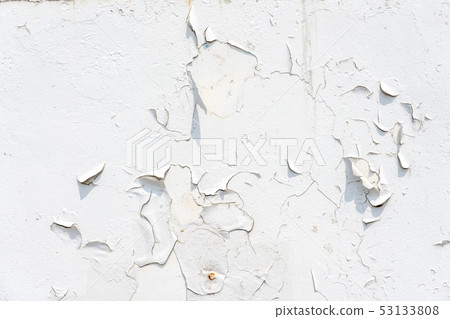 Peeled white paint (concrete wall) 53133808