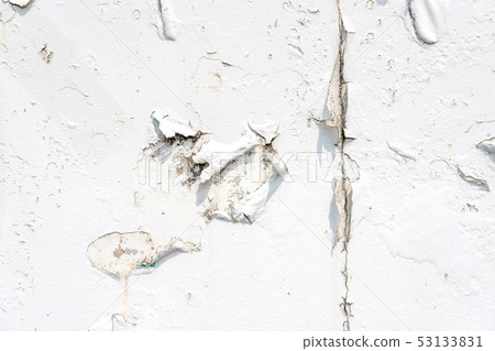 Peeled white paint (concrete wall) Peeled white paint (concrete wall) 53133831