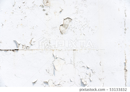 Peeled white paint (concrete wall) Peeled white paint (concrete wall) 53133832