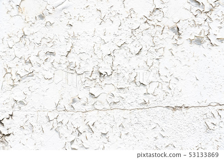 Peeled white paint (concrete wall) Peeled white paint (concrete wall) 53133869