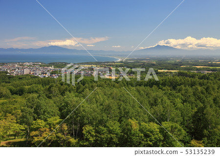日本北海道網走市及知床山脈 53135239
