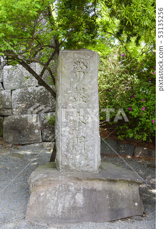 Keystone of Tokiwa-mon Gate of Odawara Castle (Odawara City, Kanagawa Prefecture) Keystone of Tokiwa-mon Gate of Odawara Castle (Odawara City, Kanagawa Prefecture) 53135256