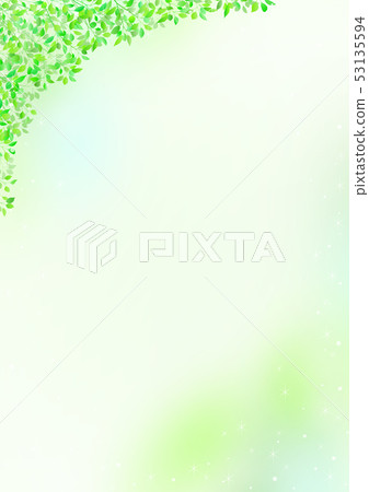 Green background sunbeams 53135594