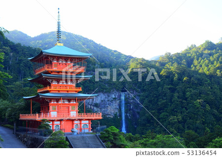 Mie Tower and Nachi Otaki [Nankumumano Geopark] 53136454