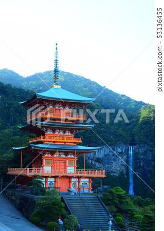 Mie Tower and Nachi Otaki [Nankumumano Geopark] 53136455