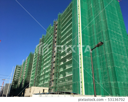 Athlete village under construction (2019) 53136702
