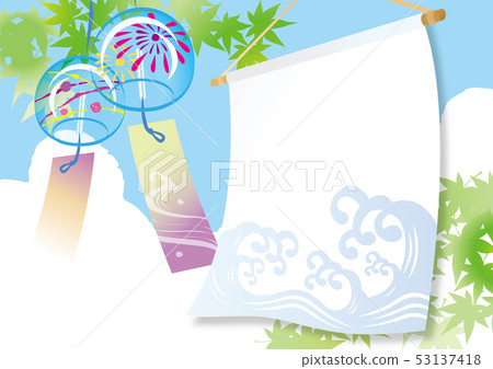 Summer posters flying in the wind Summer posters flying in the wind 53137418