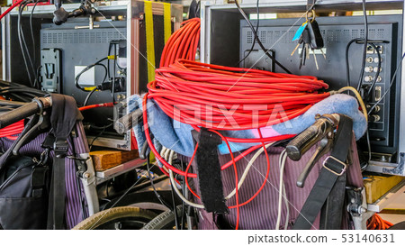 filming crew equipment 53140631