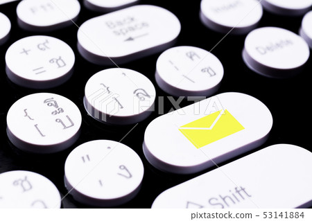 mail symbol on keyboard mail symbol on keyboard 53141884