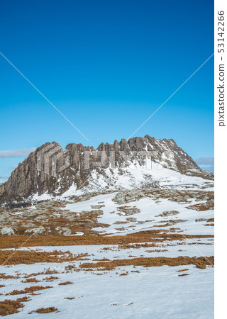 Cradle mountain in winter season of Tasmania, Aus. Cradle mountain in winter season of Tasmania, Aus. 53142266