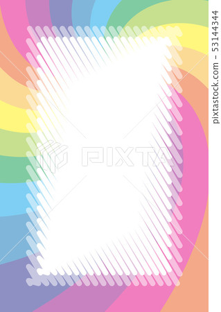 Illustration background material, pastel color, name tag, price tag, kids, soft, spiral pattern, spiral 53144344