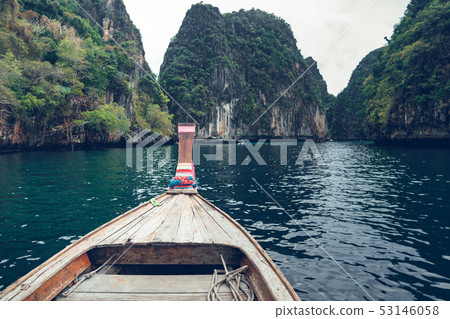 Travel by long tail boat Sea and island Travel by long tail boat Sea and island 53146058