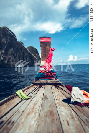 Travel by long tail boat Sea and island Travel by long tail boat Sea and island 53146069