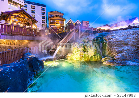 “群馬縣”草津溫泉，Yubata“夜景” 53147998