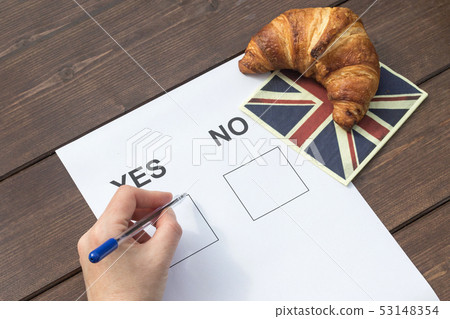 Selecting YES in the referendum Selecting YES in the referendum 53148354