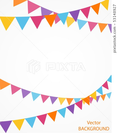 celebration background with bunting flags 53148927