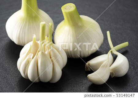 Raw garlic 53149147